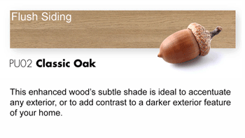 PU02 Classic Oak Trespa Pura NFC<sup>®</sup> Flush Siding