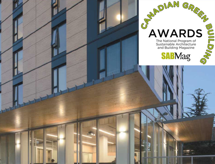 Brock Commons Tallwood house receives SABMag Canadian Green Building Award 2018!